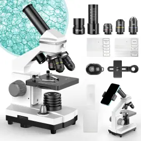 Zovvtron 763367579113 Microscope For Adults Kids Students Powerful Compound School L