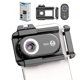 Zunatet0vygic2e3-11 Zunate Phone Microscope Lens Mini Pocket Digital Nano Zoom 100-200x For