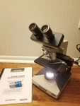Olympus CH-2 Binocular Microscope 4/10/40X Clean Complete Tungsten 30W. Fixed Price $350.00.