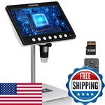 Coin Microscope For Error, 7'' Lcd Magnifying Glass With Light, 1200X & 1080P So. Fixed Price $84.93.