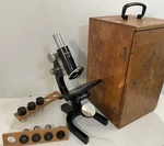 Antique Microscope Officine Galileo W/original Case, Lenses & Objectives. Fixed Price $59.00.