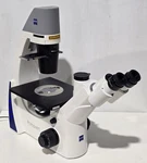 Zeiss Primovert Inverted Phase Contrast Trinocular Tissue Culture Microscope. Fixed Price $2375.00.