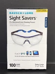 Bausch + Lomb Sight Savers Premoistened Safety Glass Cleaner Wipes 100/BOX. Fixed Price $9.99.