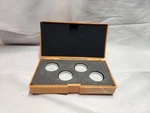 Mitutoyo 157-901 Optical Parallels Set Inch Original Cracked Plastic Box. Fixed Price $250.00.