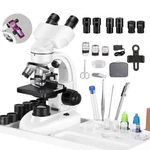 2500X Led Binocular Biological Microscope For Children's Education Laboratory St. Fixed Price $119.90.