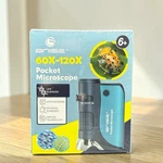 Pocket Microscope 60X-120X Led Handheld Kids Science Mini W/ Slides. Fixed Price $18.56.