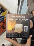 Square/cube-shaped Usb Led Long Life Dynamic Water Pattern Lamp 3 Light Levels!. Fixed Price $12.98.
