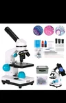 Hsl 40X-2000X Microscope For Kids, Monocular Students Set +handbag.... Fixed Price $35.56.
