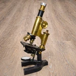 Antq. Bausch & Lomb Microscope PAT.1897 Continental B.1.9MM Oil Lens Functional. Fixed Price $199.99.