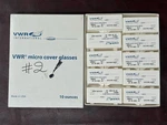 Vwr Cat No 48382-139 Micro Cover Glass 24X60MM Lot 10X 1OZ Cases 4/25/07. Fixed Price $125.00.