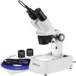 Amscope 10X-20X-30X-60X Stereo Microscope W Usb Digital Camera Top/bottom Lights. Fixed Price $248.99.
