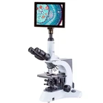Amscope Trinocular Microscope 40X2500+KOEHLER Led LIGHTING+9.7" 5MP Touchscreen. Fixed Price $3494.99.