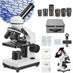 Microscope For Adults Kids Students, 40X-2000X Beginners, Biol.... Fixed Price $121.68.
