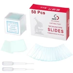 Microscope Slides Clear Glass 50 Pcs Blank Ground Edges 1" .... Fixed Price $33.62.