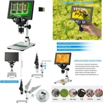 7 Inch Lcd Digital Usb Microscope With 16G Tf Card,koolertron 12MP 1-1200X Magni. Fixed Price $240.29.