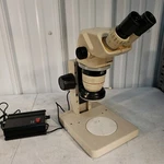 Olympus SZ40 Microscope With Led Ring Light, Eyepieces, Stand. Fixed Price $450.25.