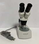 Premiere WF10X Microscope Binocular/untested/read. Fixed Price $140.00.