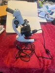 Boreal 55850-00 Compound Microscope 4X 10X 40X Lenses With Lamp Mirror-works. Fixed Price $30.00.