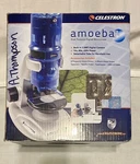Celestron Amoeba 44325 Dual Purpose Digital Microscope Kit Open Box. Fixed Price $16.99.
