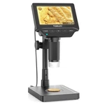 Tomlov DM4W Microscope With Weighing Scale: 4.3" Digital Coin 4.3-INCH, Black. Fixed Price $76.88.