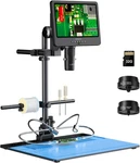 LM249MS Max 3 Lens 10.1" Hdmi Digital Microscope 2000X With Soldering Workstatio. Fixed Price $539.99.