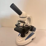 Amscope 40X-1000X Portable Student Compound Led Microscope Works(no Power Cable). Fixed Price $55.25.