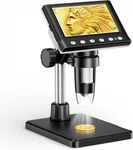4.3 Inch Lcd Digital Coin Microscope, 1000X Usb Magnifier With 8 Adjustable Led. Fixed Price $48.56.