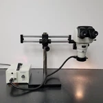 Nikon Stereo Microscope SMZ800N With Trinocular Tilting Head Boomstand. Fixed Price $4495.00.
