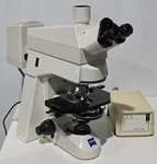 Zeiss Axioskop 40 Pol Trinocular Fluorescence Microscope. Fixed Price $5996.00.