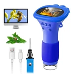 Microscope For Kids, Skybasic 2" Ips Screen 1000X Handheld Digital Blue. Fixed Price $47.99.