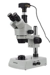 Amscope 3.5X-90X Jewelry Gem Stereo Microscope + Dual Halogen 18MP USB3 Camera. Fixed Price $1237.99.