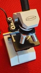 Frey Scientific Model 138 Compound Microscope 4X,10X,40X Objectives - Great Cond. Fixed Price $59.00.