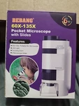 Bebang Pocket Microscope With Slides 60X-135X Handheld. Fixed Price $12.79.