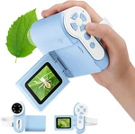 Kids Digital Microscope 1000X Handheld 4K 2.0" Screen Pocket Blue 32GB. Fixed Price $51.97.