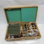Olympus Tokyo Microscope Parts Accessories Box Organizer Eyepieces Light Filters. Fixed Price $119.99.