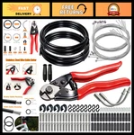 107PCS Stainless Steel Bike Kit Brake & Shift Cables, Cutters, Caps O-. Fixed Price $32.03.
