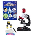 Amscope 10PC Beginner 100X-400X-1200X Microscope Science Kit For Kids W/book. Fixed Price $50.99.