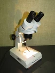 Fisher Scientific Stereomaster 2-4X Inspection Microscope W/ 10X Eyepieces. Fixed Price $250.00.