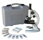Amscope 40X-640X Monocular Student Compound Microscope W Case, 25PC Slides,. Fixed Price $79.00.