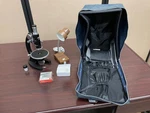 Olympus Tokyo Microscope Kit With Case, Lamp, And Slides. Fixed Price $90.00.