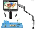 Defective Tomlov Autofocus Digital Microscope TM4KAF Flex Arm Hdmi G3D. Fixed Price $157.92.