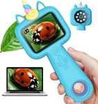 Pocket Microscope For Kids, 2.4" Screen 600X Portable Digital Handhel. Fixed Price $73.99.