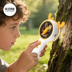 Aikokkl Kids Microscope Orange Deer - Digital Handheld Stem One Size,. Fixed Price $40.28.