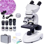 Selfie Binocular Compound Microscope 200X-5000X Magnification. Fixed Price $179.99.