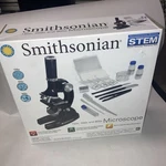 Microscope Kit/ Built-in Light Smithsonian 150X 450X 900X New Box. Fixed Price $35.00.