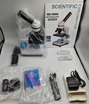 Hsl 40X-2000X Microscope For Kids, Monocular Set + Handbag New. Fixed Price $59.46.