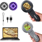 Tomlov 100X Magnifying Pocket Microscope Glass Magnifier Loupe For Jewelers Coin. Fixed Price $23.99.