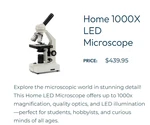 MI-4100LBH Home 1000X Led Microscope By Science. Fixed Price $350.00.