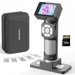 Linkmicro LM112 Microscope For Kids Adults Handheld With 2" Inch, Black. Fixed Price $42.99.