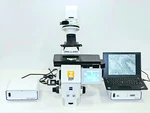 Zeiss Axio Observer Z1 Motorized Microscope With Laptop Camera And Light Source. Fixed Price $10083.77.